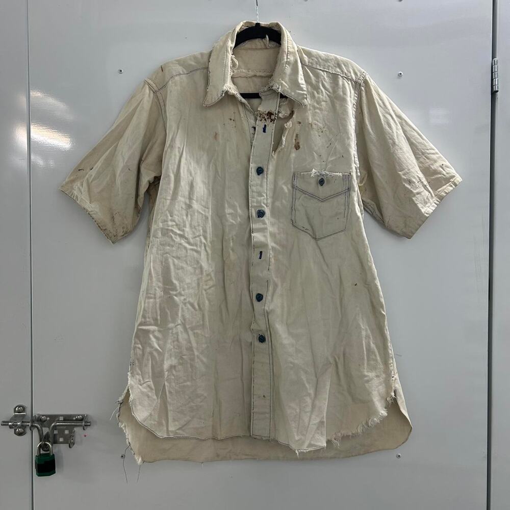 VTG 40s/50s Zombie Trashed Button up shirt